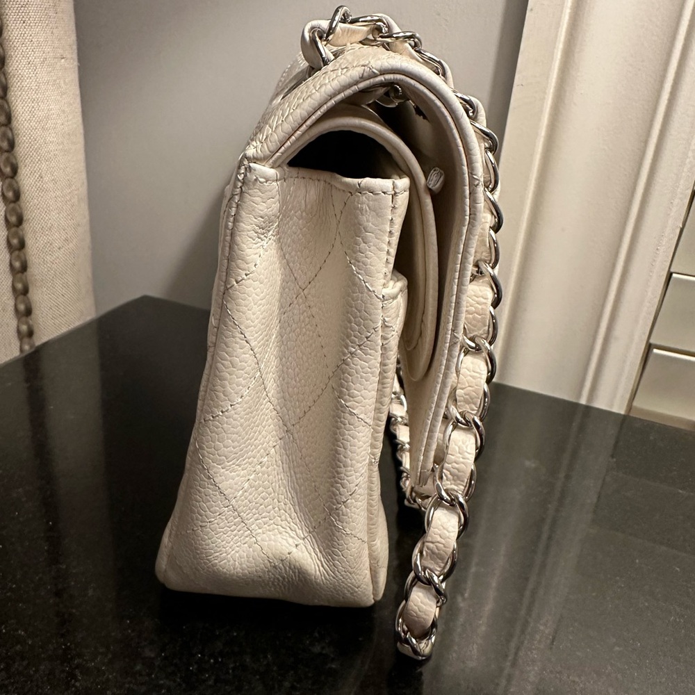 Chanel Caviar Medium Classic Double Certified Authentic - Picture 4 of 10